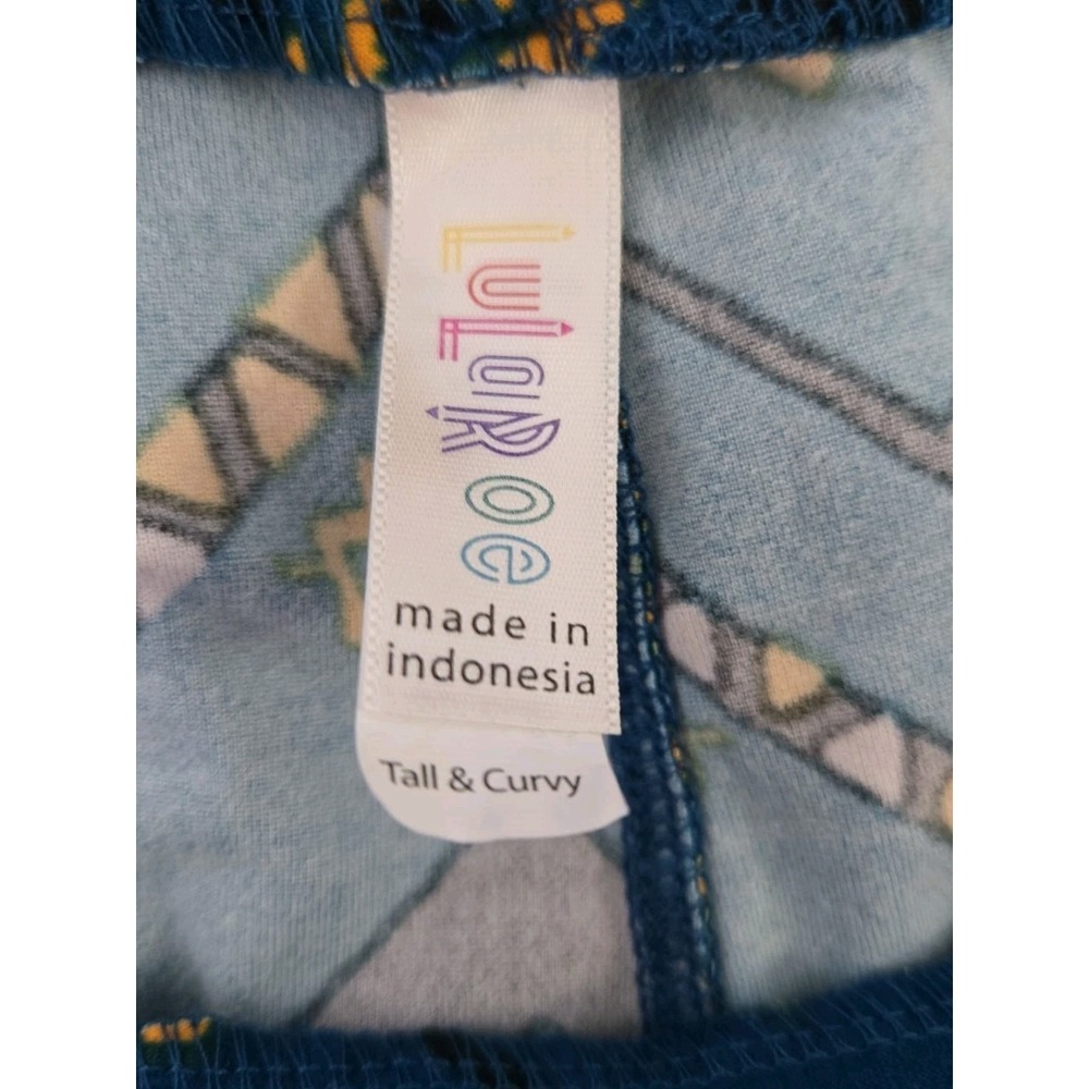 LuLaRoe One Size 2 Pair Mystery Leggings Multicolor - Picture 10 of 11